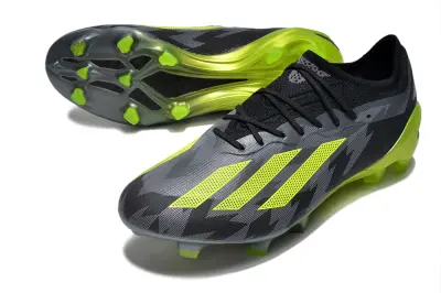 Adidas X Crazyfast.1 FG - Black/Electric Yellow/Neon Green