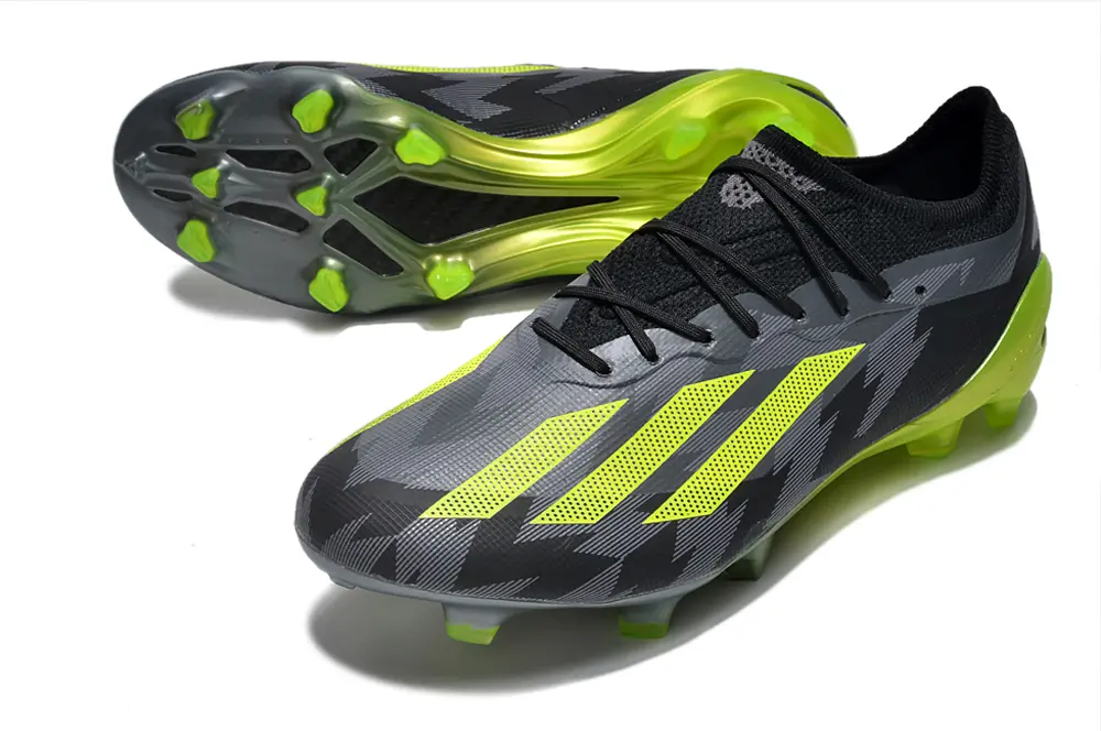 Adidas X Crazyfast.1 FG - Black/Electric Yellow/Neon Green