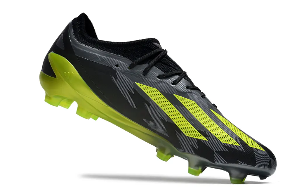 Adidas X Crazyfast.1 FG - Black/Electric Yellow/Neon Green