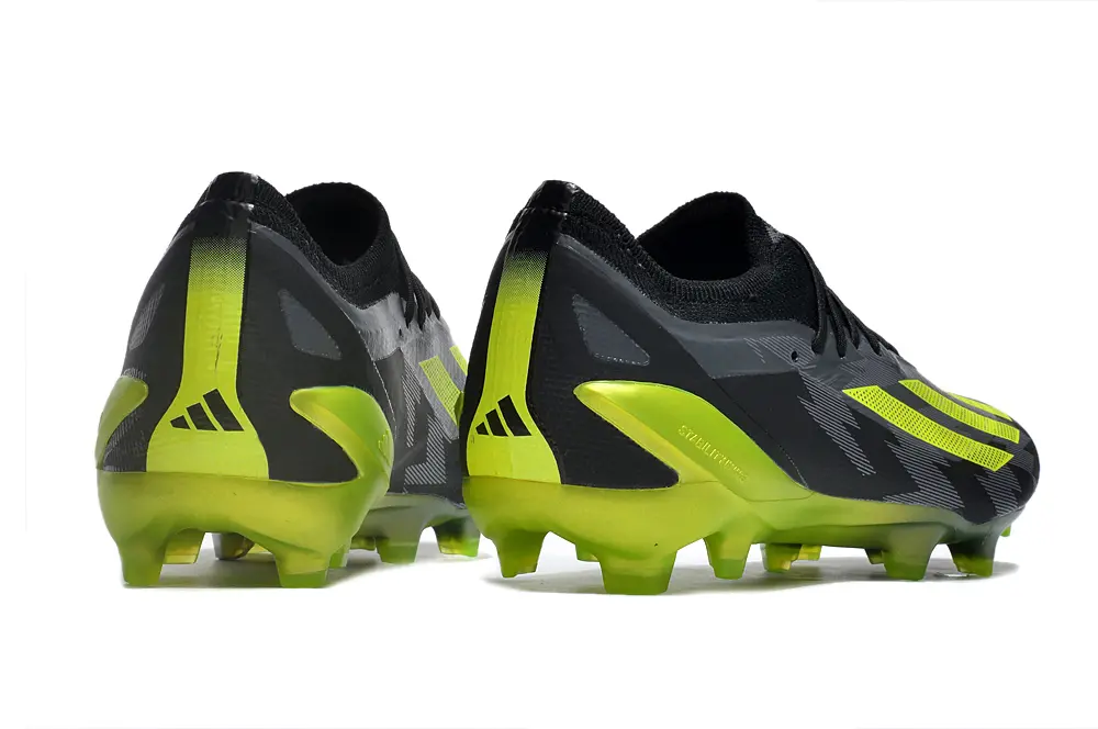 Adidas X Crazyfast.1 FG - Black/Electric Yellow/Neon Green