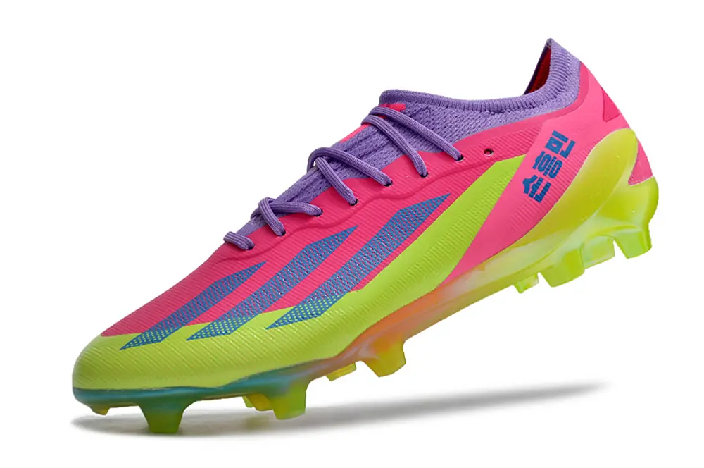 Son x Adidas X Crazyfast.1 FG - Pink/Electric Green/Neon Purple