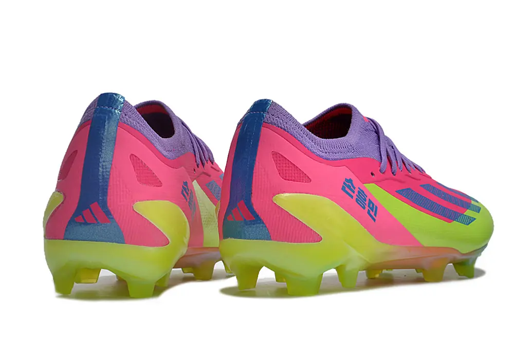 Son x Adidas X Crazyfast.1 FG - Pink/Electric Green/Neon Purple