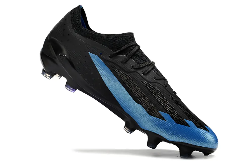 Bugatti x Adidas X Crazyfast.1 FG - Black/Sky Blue/Dark Night