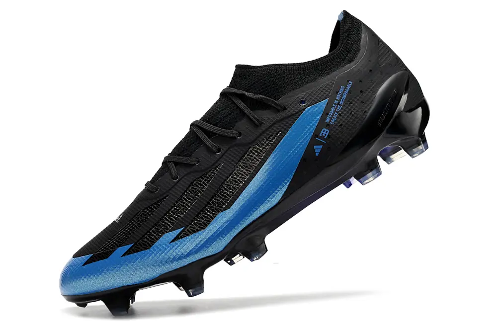 Bugatti x Adidas X Crazyfast.1 FG - Black/Sky Blue/Dark Night