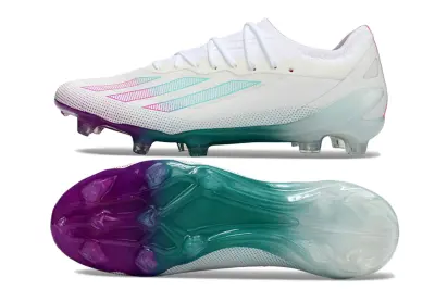 Adidas X Crazyfast.1 FG - White/Aqua Mist/Purple Haze