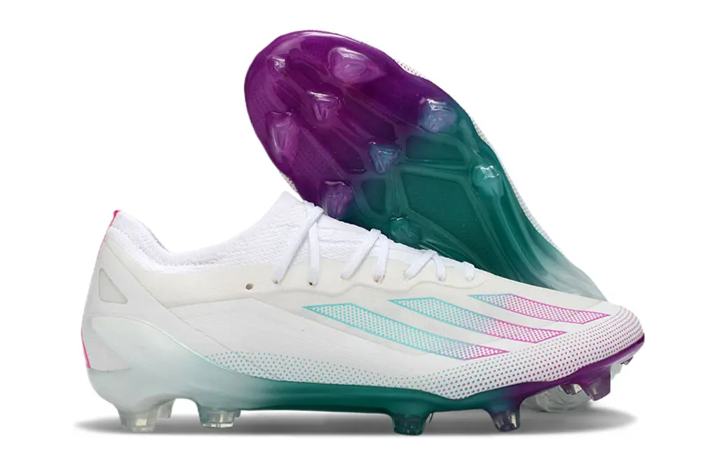 Adidas X Crazyfast.1 FG - White/Aqua Mist/Purple Haze