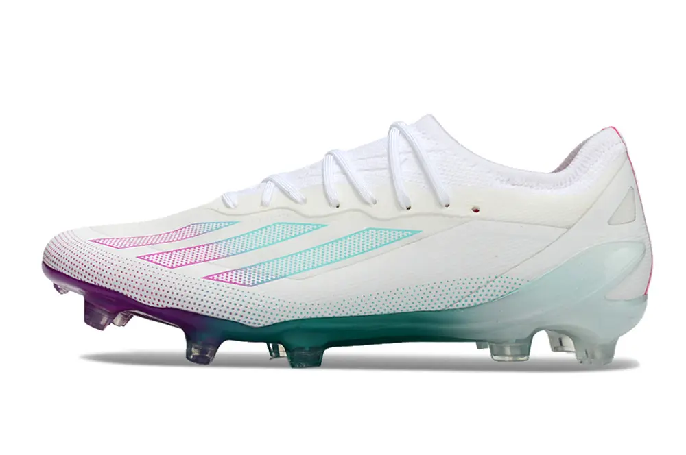 Adidas X Crazyfast.1 FG - White/Aqua Mist/Purple Haze