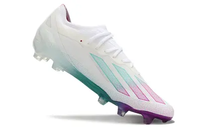 Adidas X Crazyfast.1 FG - White/Aqua Mist/Purple Haze