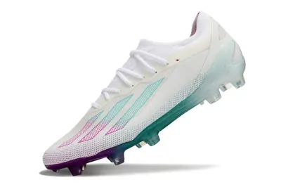 Adidas X Crazyfast.1 FG - White/Aqua Mist/Purple Haze