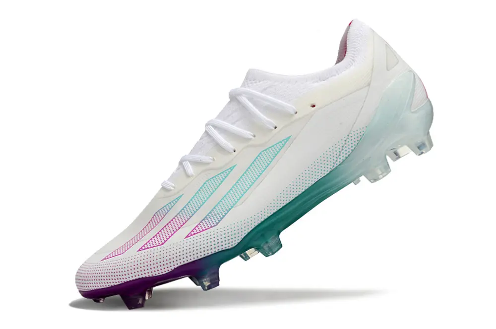 Adidas X Crazyfast.1 FG - White/Aqua Mist/Purple Haze