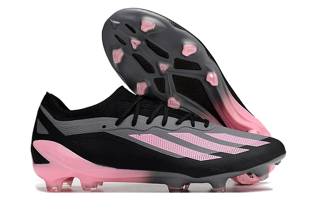 Adidas X Crazyfast.1 FG - Black/Pink/Gray