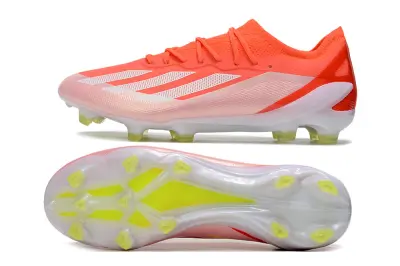 Adidas X Crazyfast.1 FG - Pink/Coral Pink/Neon Yellow