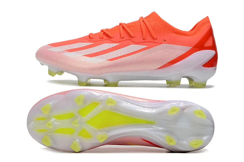 Adidas X Crazyfast.1 FG - Pink/Coral Pink/Neon Yellow