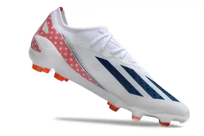 Adidas X Crazyfast.1 USA FG - White/Sky Blue/Inferno Red