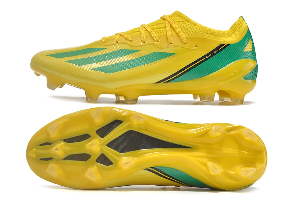 Adidas X Crazyfast.1 FG - Yellow/Vibrant Yellow/Teal Green