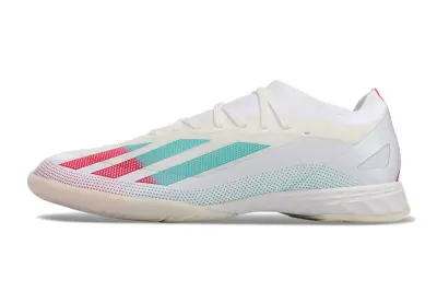 Adidas X Crazyfast.1 IC - White/Aqua Splash/Crimson Burst