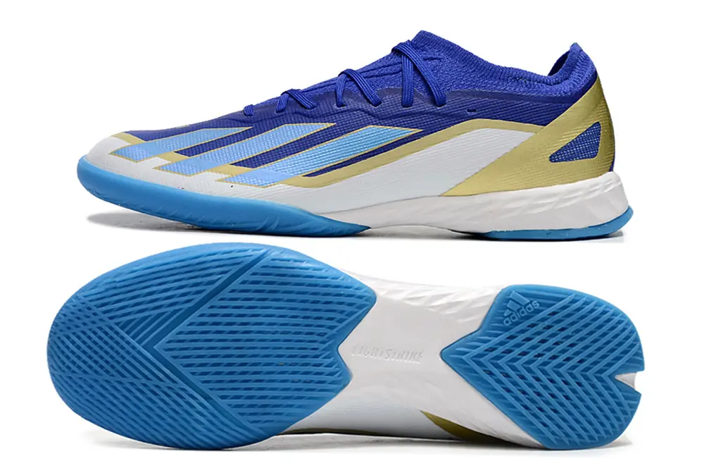Adidas X Crazyfast.1 IC - Blue/Electric Blue/Sunny Gold