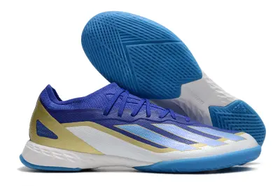Adidas X Crazyfast.1 IC - Blue/Electric Blue/Sunny Gold