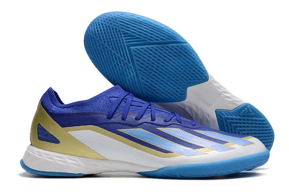 Adidas X Crazyfast.1 IC - Blue/Electric Blue/Sunny Gold