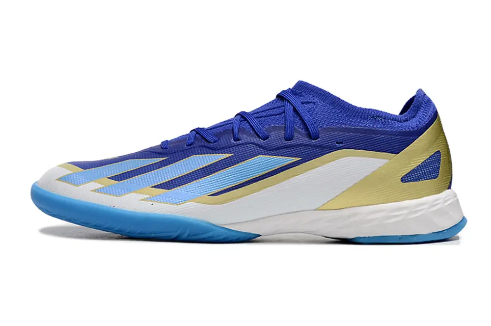 Adidas X Crazyfast.1 IC - Blue/Electric Blue/Sunny Gold
