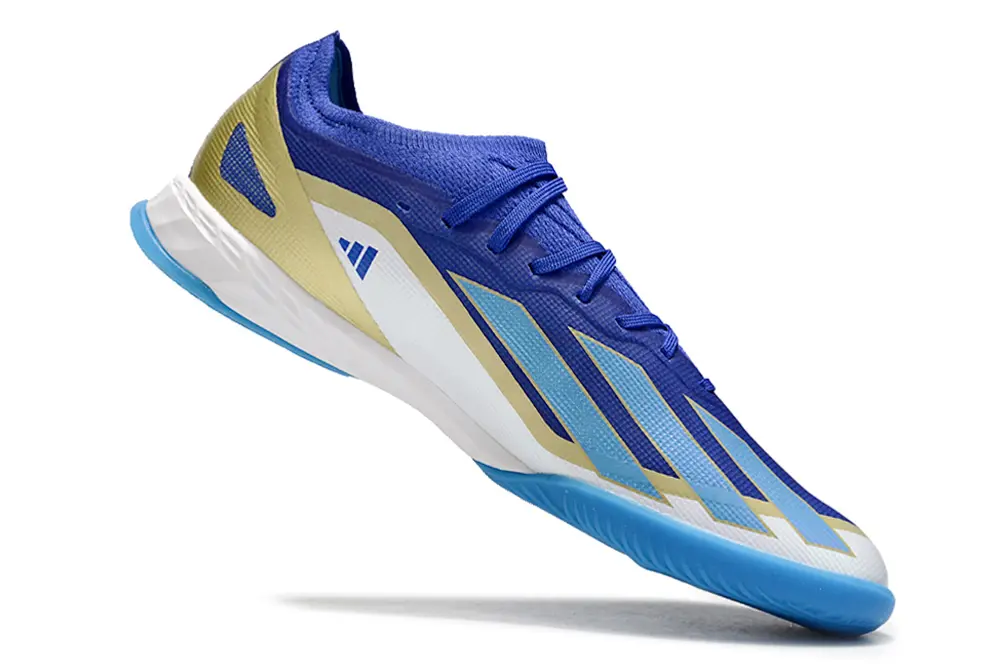 Adidas X Crazyfast.1 IC - Blue/Electric Blue/Sunny Gold