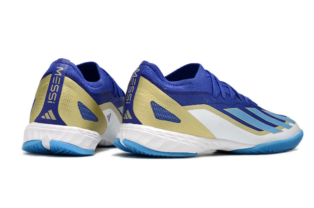 Adidas X Crazyfast.1 IC - Blue/Electric Blue/Sunny Gold