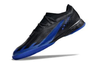 Bugatti x Adidas X Crazyfast.1 IC - Black/Midnight Blue/Electric Blue