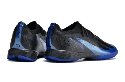 Bugatti x Adidas X Crazyfast.1 IC - Black/Midnight Blue/Electric Blue