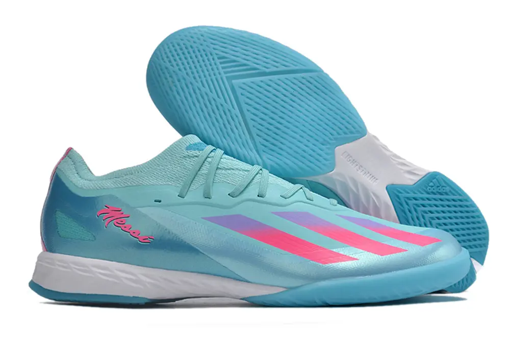 Adidas X Crazyfast.1 IC - Aqua/Neon Pink/White