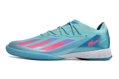 Adidas X Crazyfast.1 IC - Aqua/Neon Pink/White