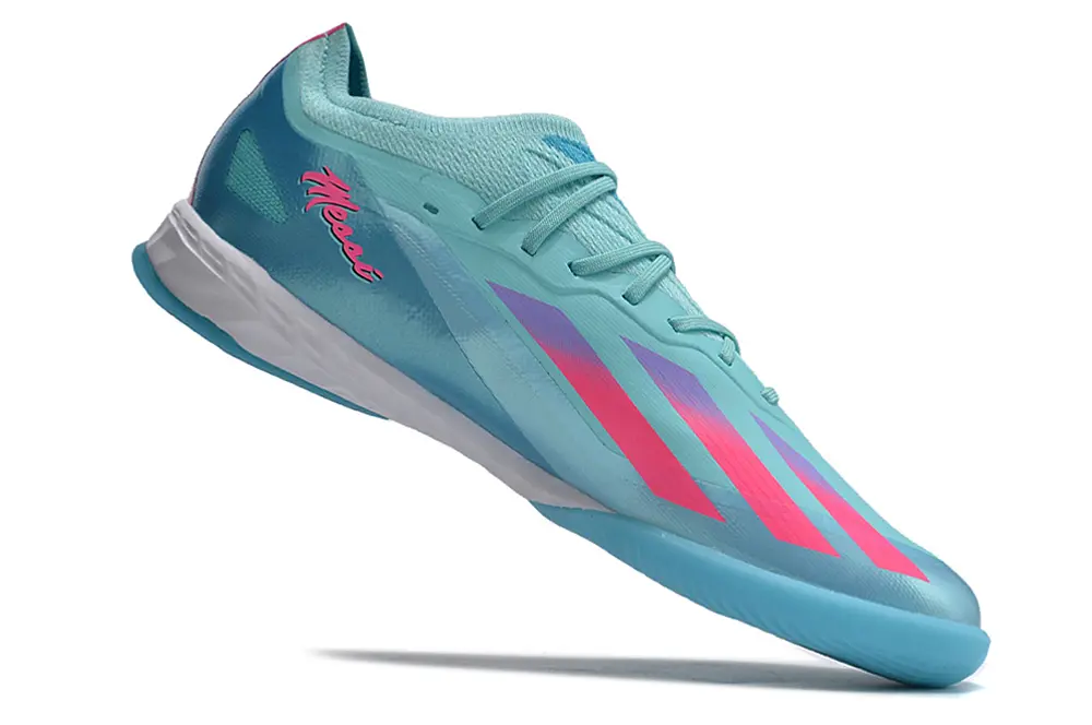 Adidas X Crazyfast.1 IC - Aqua/Neon Pink/White