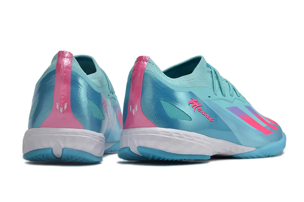 Adidas X Crazyfast.1 IC - Aqua/Neon Pink/White