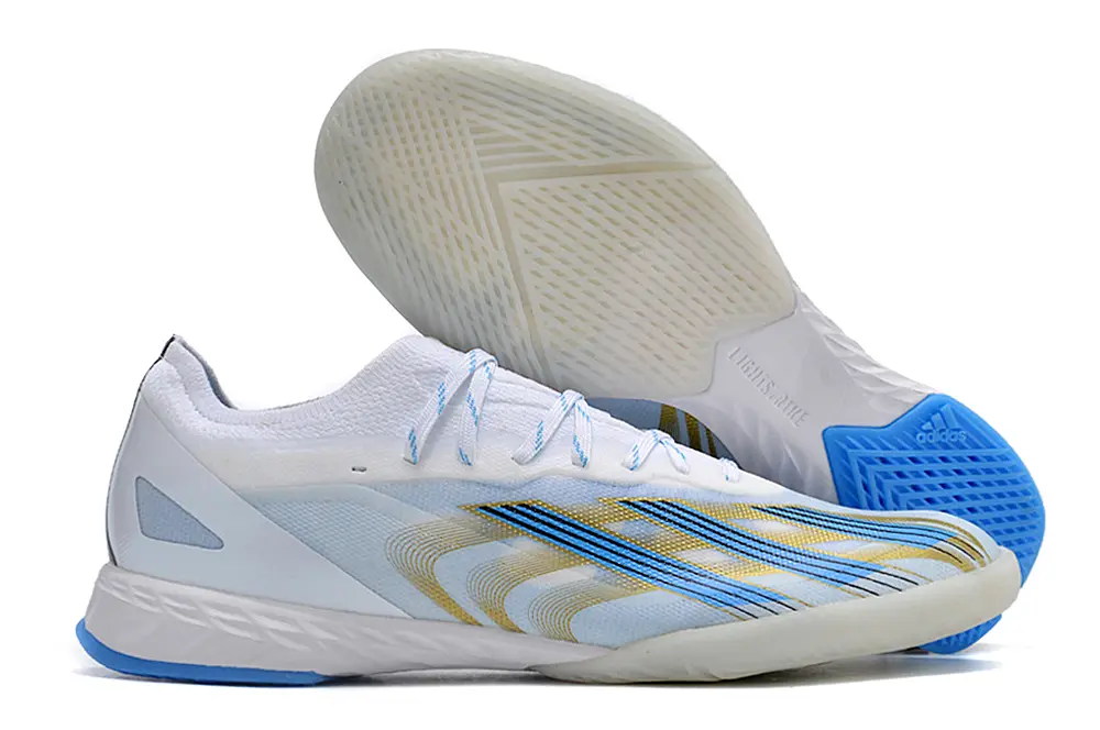 Adidas X Crazyfast.1 IC - Blue/Sky Blue/Golden Yellow