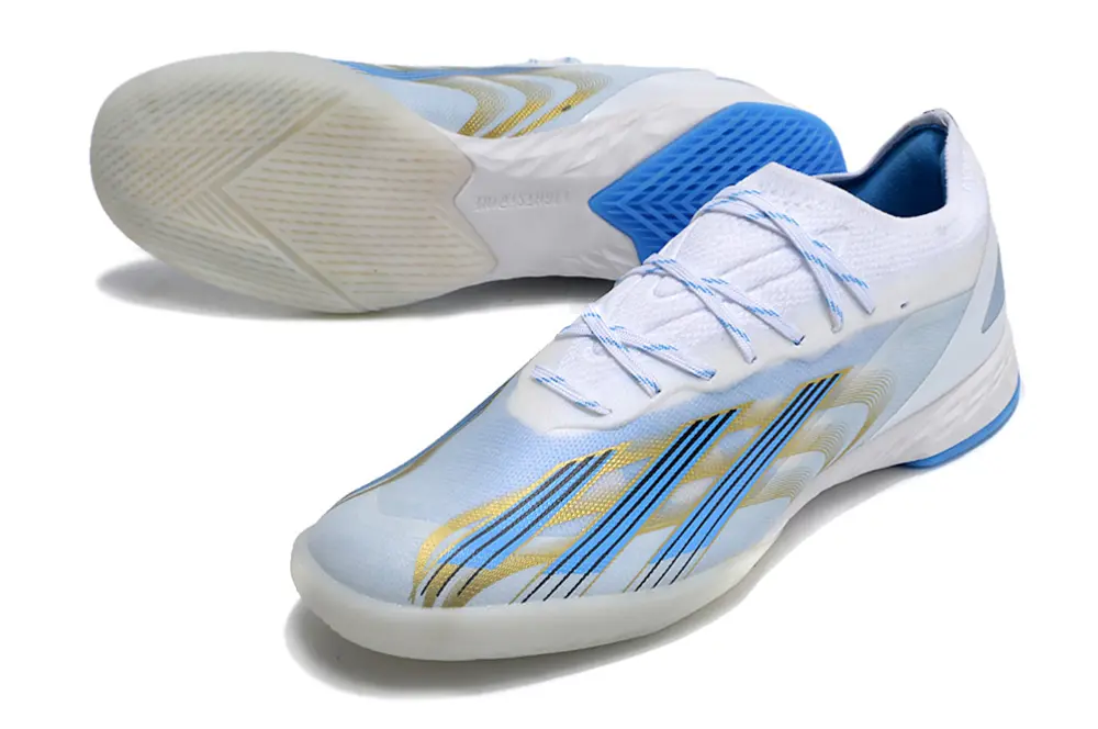 Adidas X Crazyfast.1 IC - Blue/Sky Blue/Golden Yellow