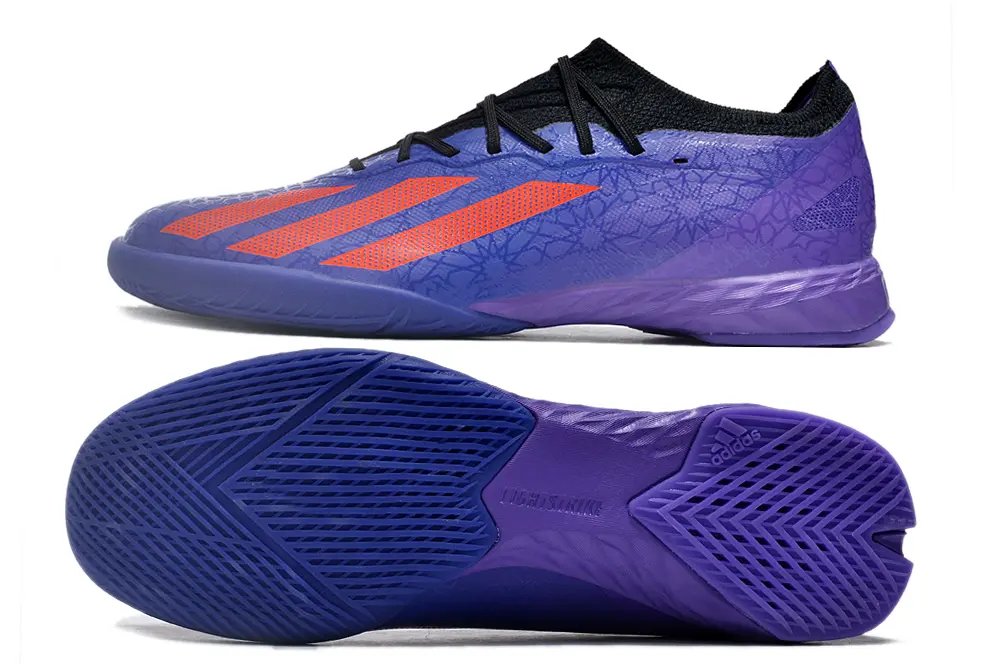 Adidas X Crazyfast.1 IC - Purple/Electric Orange/Deep Purple