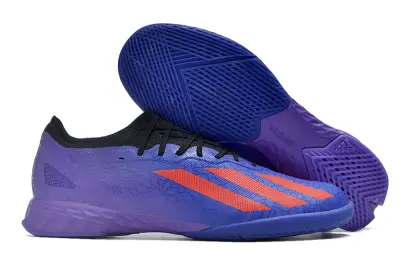 Adidas X Crazyfast.1 IC - Purple/Electric Orange/Deep Purple