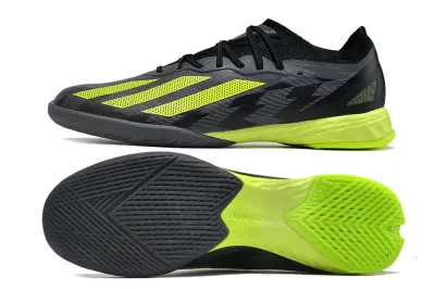 Adidas X Crazyfast.1 IC - Black/Electric Green/Carbon Grey