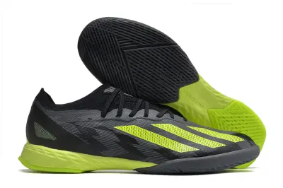 Adidas X Crazyfast.1 IC - Black/Electric Green/Carbon Grey