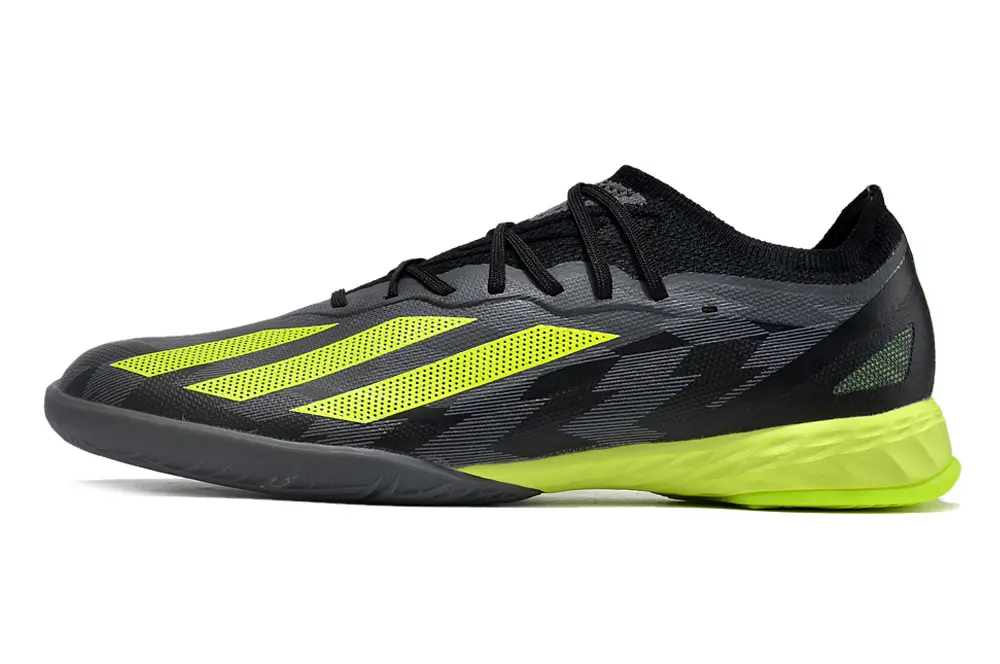 Adidas X Crazyfast.1 IC - Black/Electric Green/Carbon Grey