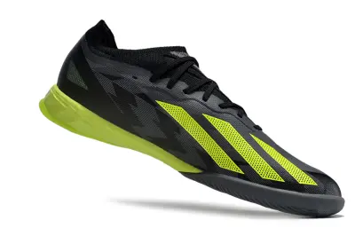 Adidas X Crazyfast.1 IC - Black/Electric Green/Carbon Grey
