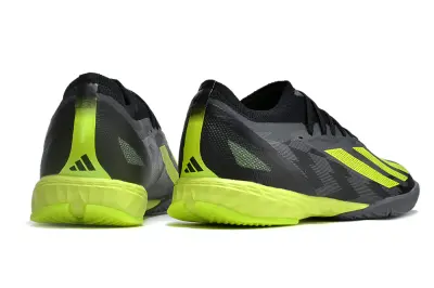Adidas X Crazyfast.1 IC - Black/Electric Green/Carbon Grey