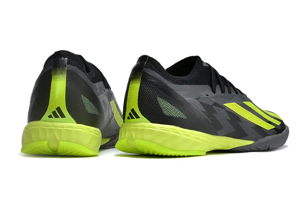 Adidas X Crazyfast.1 IC - Black/Electric Green/Carbon Grey