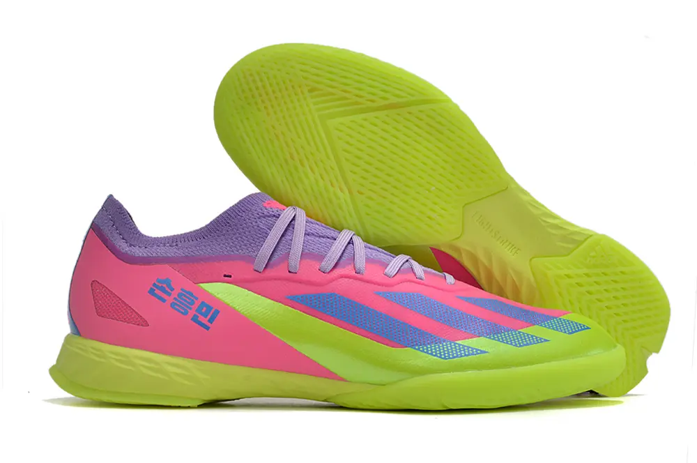 Son x Adidas X Crazyfast.1 IC - Pink/Neon Green/Light Purple