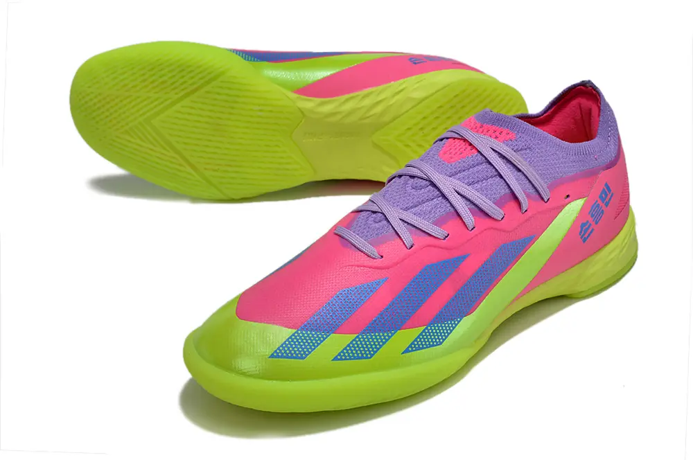 Son x Adidas X Crazyfast.1 IC - Pink/Neon Green/Light Purple