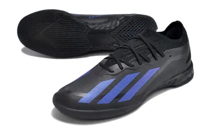 Adidas X Crazyfast.1 IC - Black/Electric Purple/Shadow Black