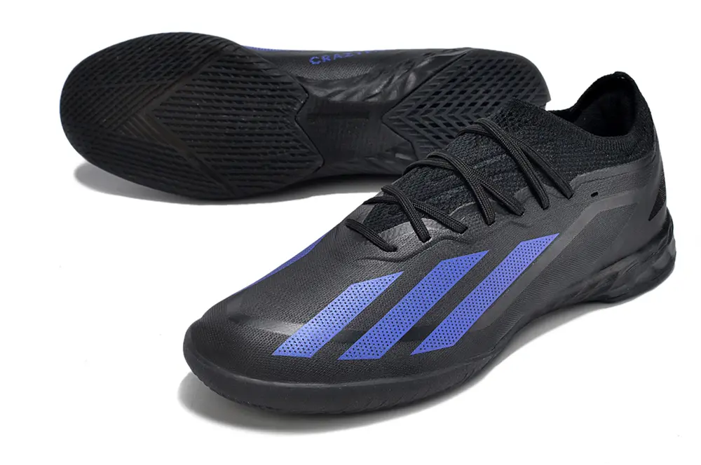 Adidas X Crazyfast.1 IC - Black/Electric Purple/Shadow Black