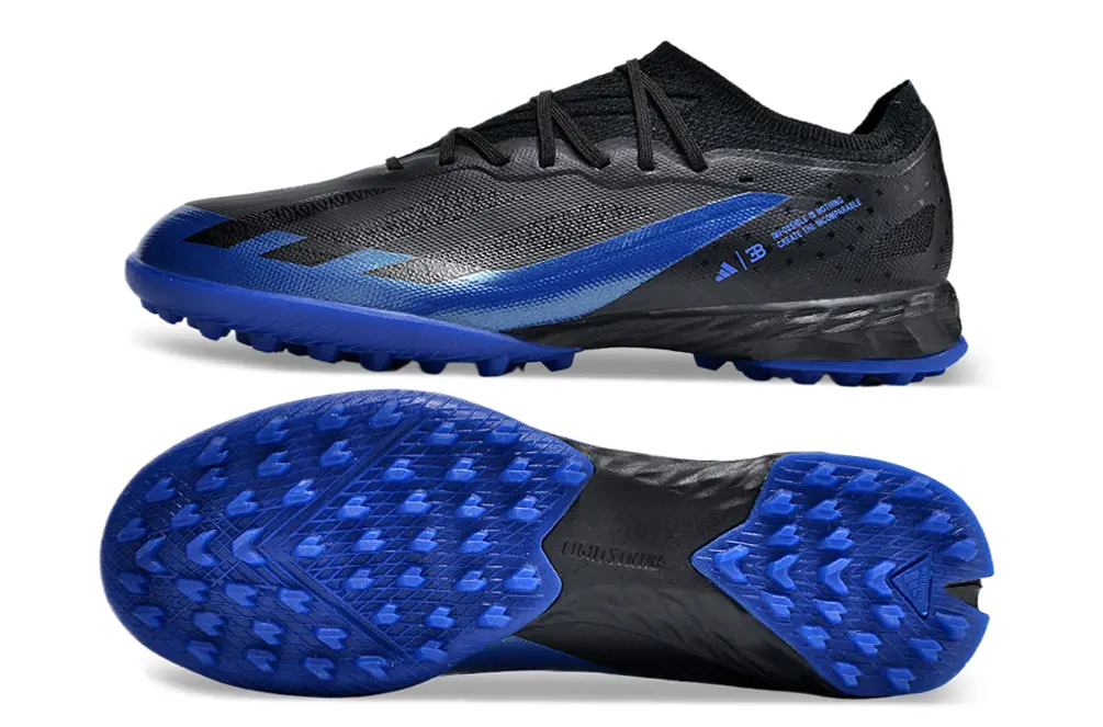 Adidas X Crazyfast.1 TF - Black/Royal Blue/Dark Grey