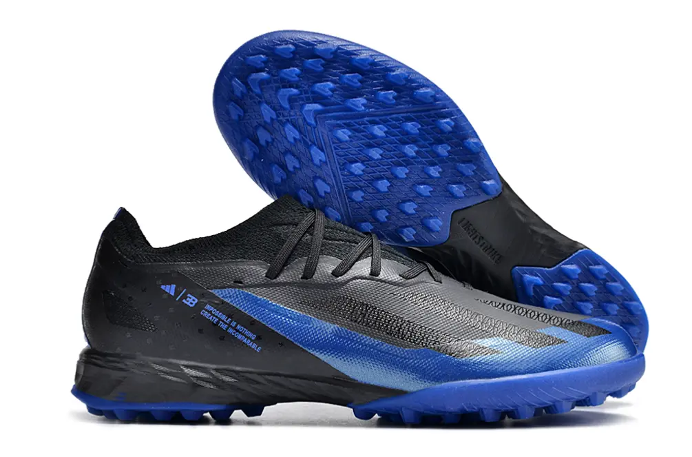 Adidas X Crazyfast.1 TF - Black/Royal Blue/Dark Grey
