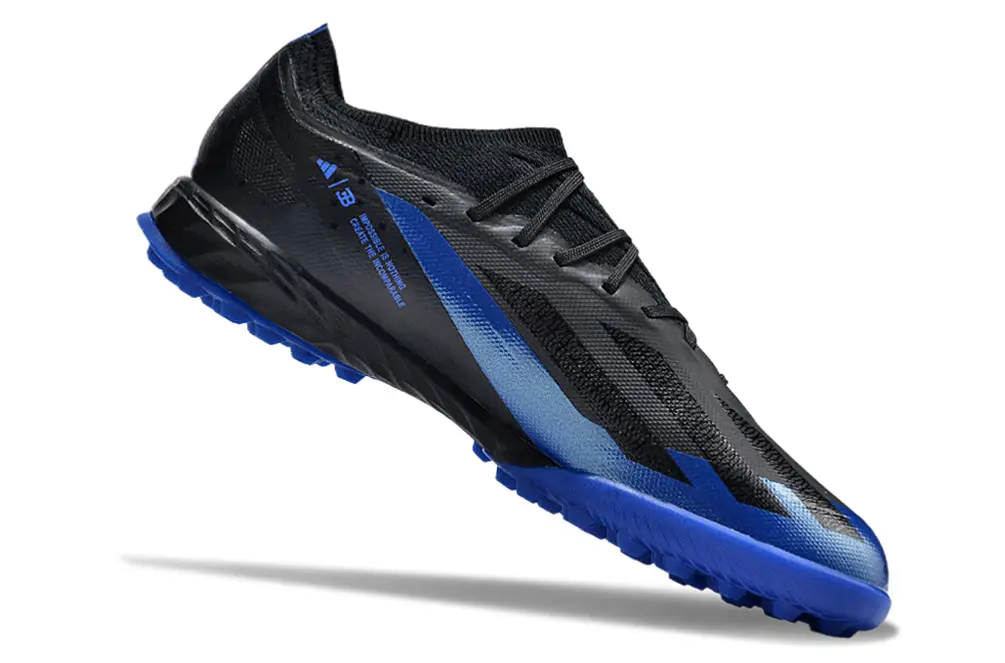 Adidas X Crazyfast.1 TF - Black/Royal Blue/Dark Grey