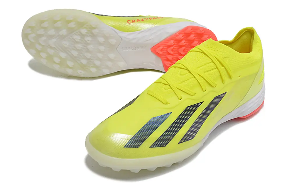 Adidas X Crazyfast.1 TF - Yellow/Electric Green/Neon Pink